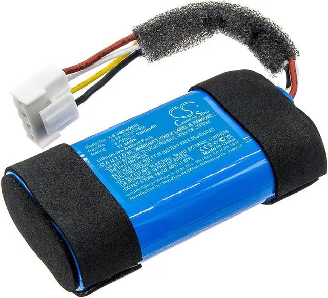 Main image of Battery for JBL Flip 6 JBLFLIP6BLUAM GSP-1S2P-F6D JBLFLIP6REDAM Speaker 5200mAh