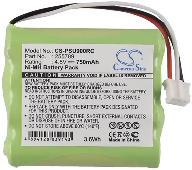 Alt view image 6 of 6 - Battery for Philips Pronto Pro 900 TSU7000/37 255789 Remote Control CS-PSU900RC