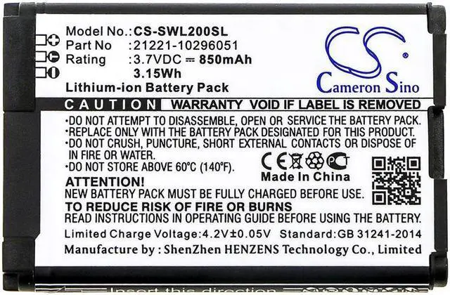 Alt view image 3 of 3 - Battery for Siemens Rexton WL200AP REXTON SGI-WL200AP BLU RCU 21221-10296051