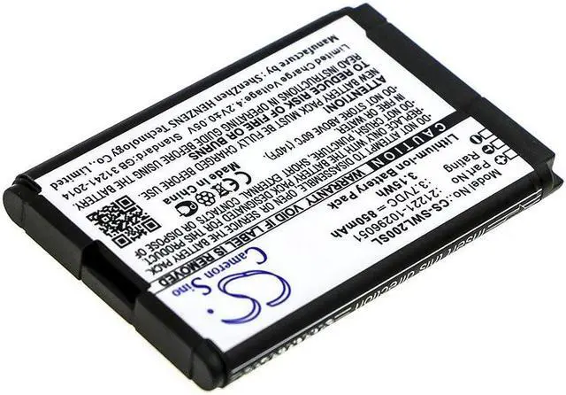 Alt view image 2 of 3 - Battery for Siemens Rexton WL200AP REXTON SGI-WL200AP BLU RCU 21221-10296051