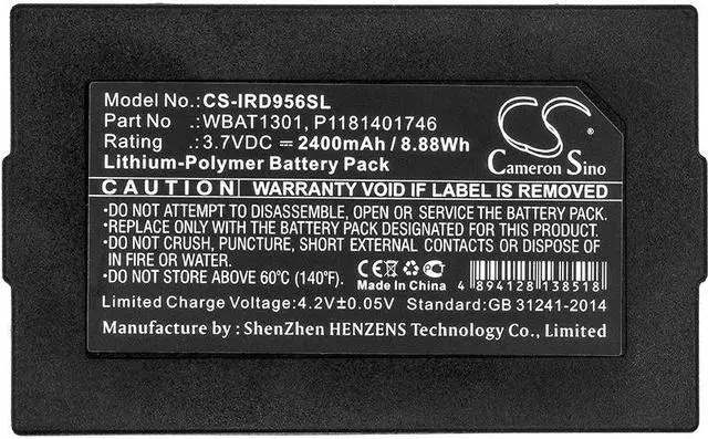 Alt view image 5 of 5 - Battery for Iridium 9560 Go P1181401746 WBAT1301 Satellite Phone CS-IRD956SL