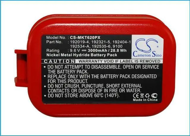 Alt view image 5 of 5 - Battery for Makita 192019-4 9100 9101 9102 6221D 6791D 6940D 6201D 6903VD 6702D