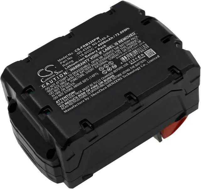 Alt view image 3 of 5 - Battery for Fromm P318 P326 P327 P328 P329 N5-4349 N5-4349-A Tool CS-FRM326PW
