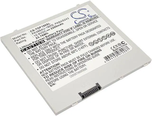Main image of Battery for Toshiba 10 Thrive PA3884U PA3884U-1BRR PA3884U-1BRS PABA243 PABAS243