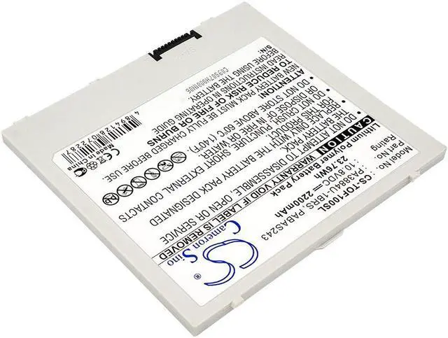 Alt view image 2 of 5 - Battery for Toshiba 10 Thrive PA3884U PA3884U-1BRR PA3884U-1BRS PABA243 PABAS243