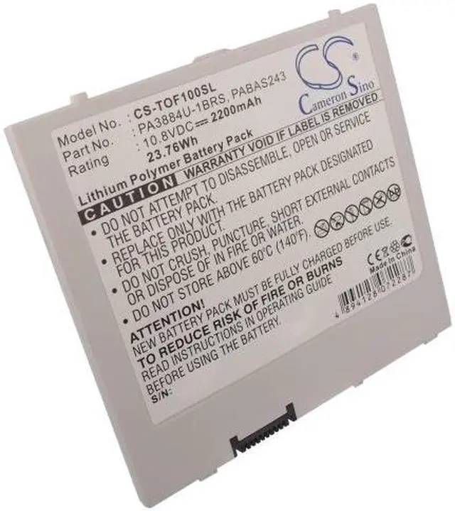 Alt view image 5 of 5 - Battery for Toshiba 10 Thrive PA3884U PA3884U-1BRR PA3884U-1BRS PABA243 PABAS243