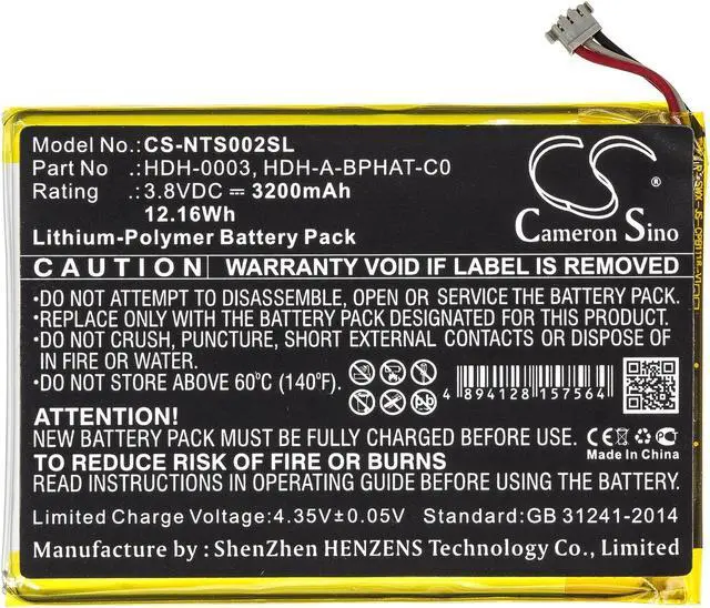 Alt view image 3 of 7 - Battery for Nintendo HDH-001 HDH-002 Switch Lite NS HDH-003 HDH-A-BPHAT-C0