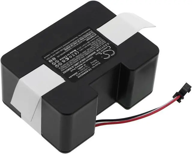 Alt view image 2 of 5 - Battery for Bobsweep SW603001 Li-025144-BYD Vacuum CS-BSW603VX 14.4v 2600mAh