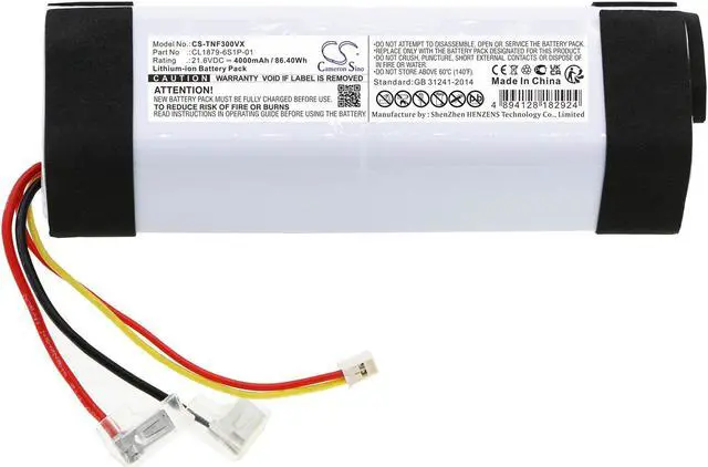 Alt view image 3 of 5 - Battery for Tineco iFloor 3 Breeze FW030100US FW030200US VWV8 CL1879-6S1P-01
