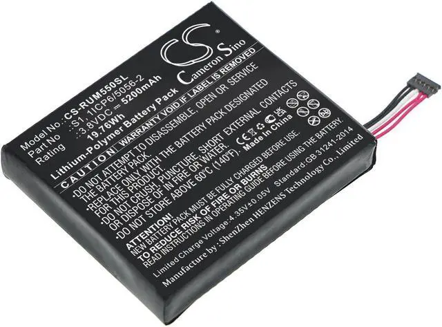 Main image of Battery for Ring 5UM5E5 Video Doorbell 2 Generation 2nd Gen 1ICP6/5056-2 S1