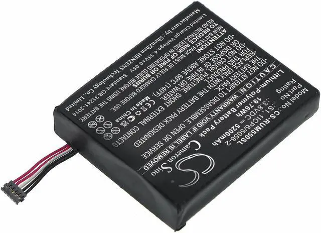 Alt view image 2 of 5 - Battery for Ring 5UM5E5 Video Doorbell 2 Generation 2nd Gen 1ICP6/5056-2 S1