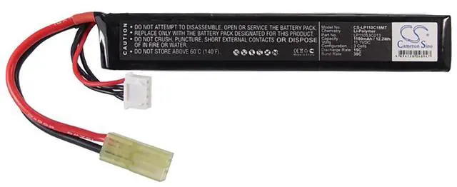 Alt view image 5 of 5 - Battery for Airsoft Guns CS-LP110C18MT LP110S3C013 11.1v 1100mAh 12.21Wh