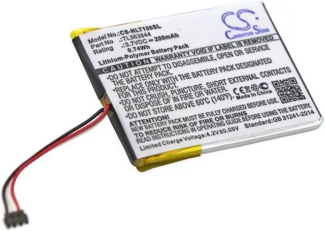 Alt view image 2 of 3 - Battery for Nest Learning Thermostat 1st Generation T100577 TL363844 CS-NLT100SL