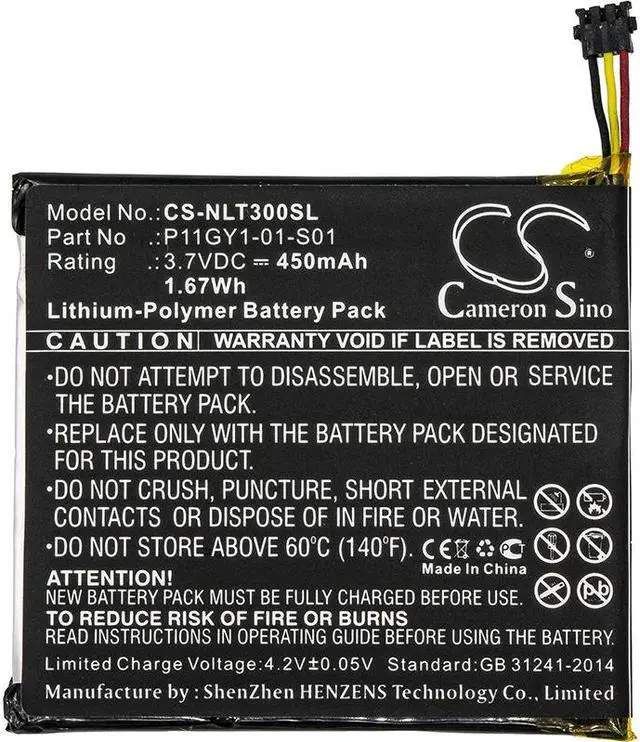 Alt view image 3 of 4 - Battery for Nest Learning Thermostat T200377 T200577 3701-0001-01 P11GY1-01-S01