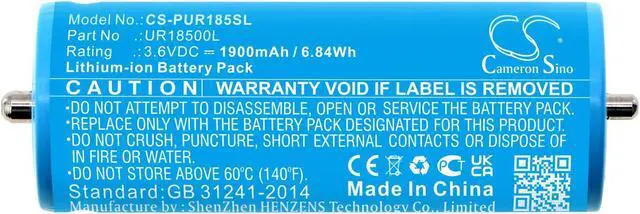Alt view image 3 of 3 - Battery for Braun Series 9 7 790cc 7790cc UR18500L 81377206 UR18500Y 67030925