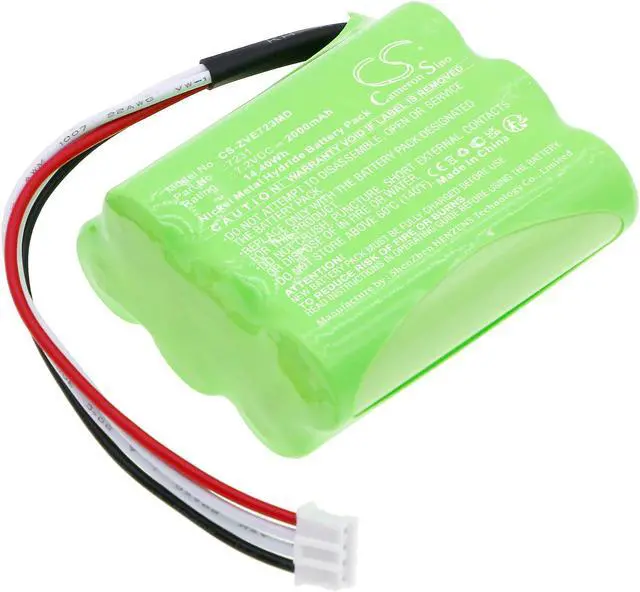 Main image of Battery for Zevex EnteraLite Moog 7231 CS-ZVE723MD 7.2v 2000mAh Ni-MH 14.40Wh