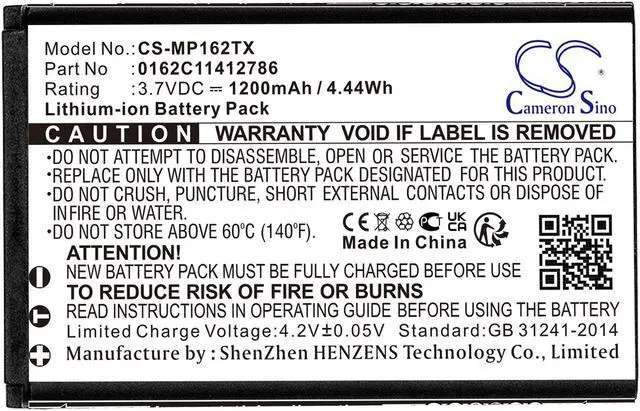 Alt view image 3 of 3 - Battery for Rii Mini i18 i8 Fly Air Mouse MX Pro TV-Box 0162C11412786 CS-MP162TX