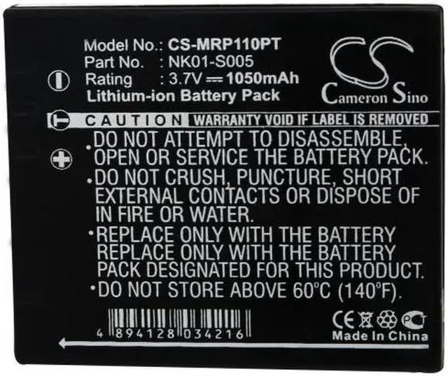 Alt view image 5 of 5 - Battery for 3M MPro 110 Micro Projector FAVI Mini PJM-1000 NK01-S005 NK03-S005