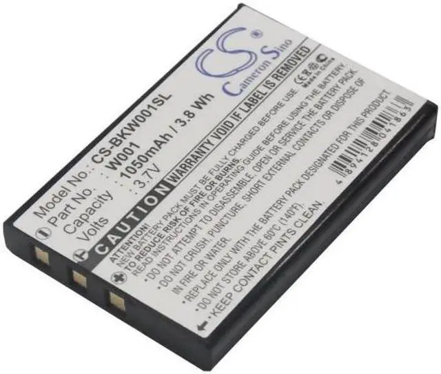 Alt view image 2 of 5 - Battery for SMC Skype Wifi Phone Belkin F1PP000GN-SK WSKP100 W0001 CS-BKW001SL