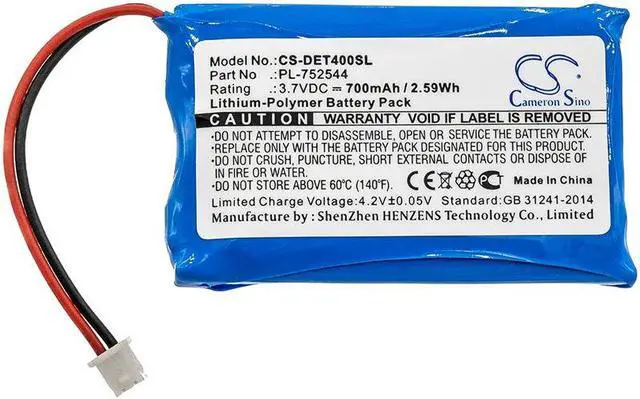 Alt view image 3 of 4 - Battery for Educator 1200 Receiver EZ-900 Transmitter 400 800 BN720LP PL-752544