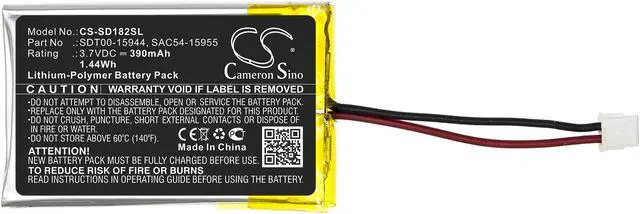 Alt view image 3 of 5 - Battery for SportDog SD-1225 1825 SportHunter 1225 1825 SAC54-15955 SDT00-15944