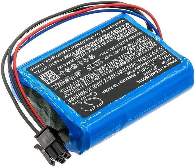 Alt view image 2 of 4 - Battery for Kronos 8609000-018 InTouch 9000 GS-1907 Time Clock CS-KRT900SL