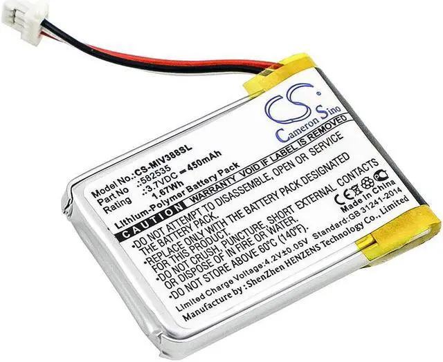 Main image of Battery for HP F210 F300 F310 F500G F520 Abee M3 V35 Mio MIVUE 328 358 582535