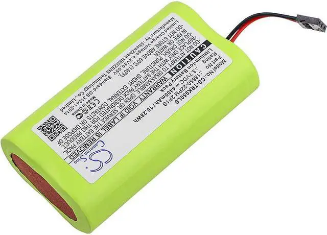 Alt view image 2 of 4 - Battery for Trelock LS 950 LS950 2P1S Lighting System CS-TRK950LS 3.7v 4400mAh