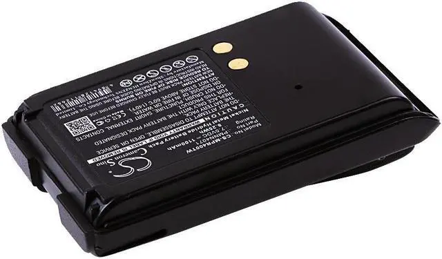 Alt view image 2 of 5 - Battery for Motorola A6 A8 BPR40 Mag One PMNN4071 PMNN4071AC PMNN4071AR 1100mAh