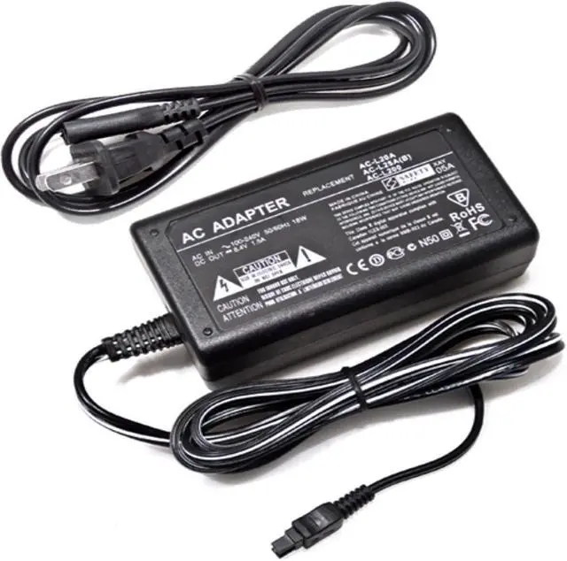 Alt view image 2 of 4 - AC Power Adapter Supply for Sony DCR-DVD650 DCR-HC23 DCR-HC23E DCR-HC17 DCR-HC17E DCR-HC19 DCR-HC19E