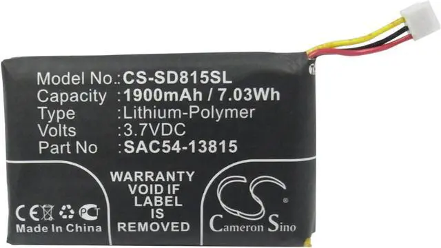 Alt view image 5 of 6 - Battery for Sportdog SAC54-13815 TEK V1L Handheld Transmitter TEK-H TEK-V1LT