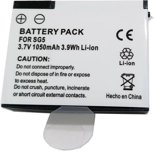 Alt view image 2 of 4 - Battery for SkyCaddie SG5 GPS Range Finder SkyGolf BAT-0002-1050 +Microfiber