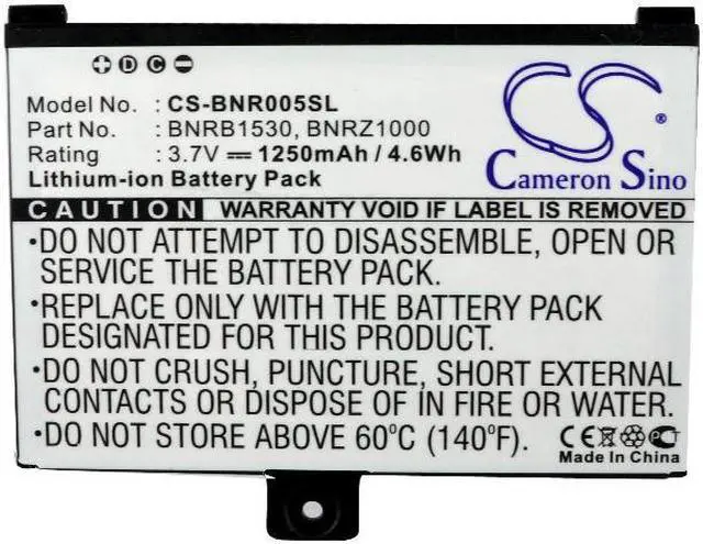 Alt view image 5 of 5 - Battery for Barnes & Noble BNRV100 BNRZ100 NOOK Classic BNRB1530 BNRB454261