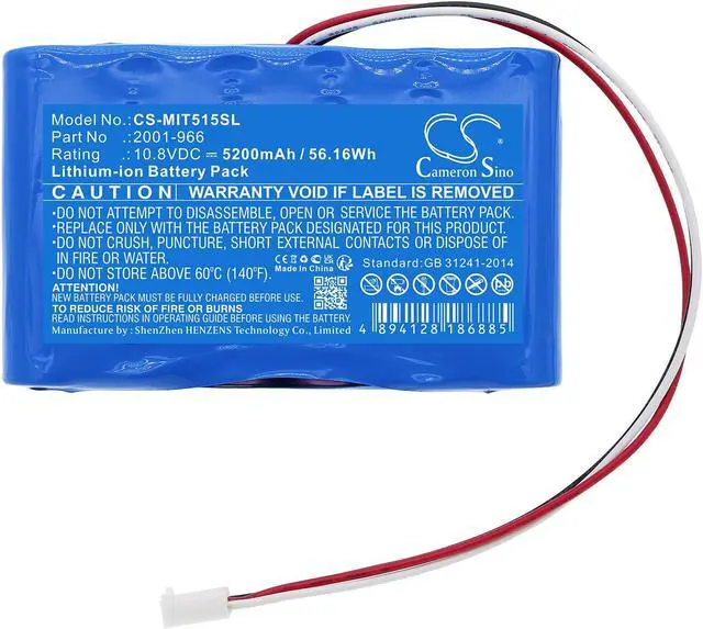 Alt view image 3 of 5 - Battery for Megger MIT1025 Insulation Tester MIT515 Resistance T MIT525 2001-966