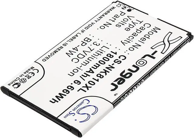 Alt view image 2 of 5 - Battery for Nokia Lumia 810 822 BP-4W Mobile SmartPhone CS-NK810XL 3.7v X-Longer