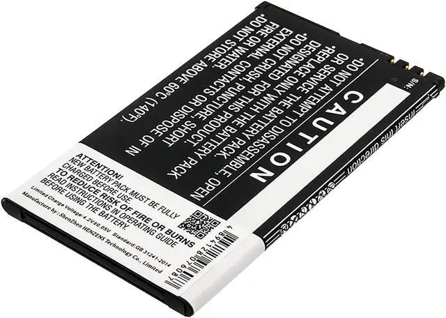 Alt view image 4 of 5 - Battery for Nokia Lumia 810 822 BP-4W Mobile SmartPhone CS-NK810XL 3.7v X-Longer