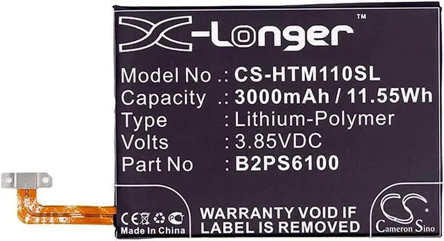 Alt view image 5 of 6 - Battery for HTC 10 Lifestyle HTC6545LVW One M10 M10h M10U 35H00256-00 B2PS6100