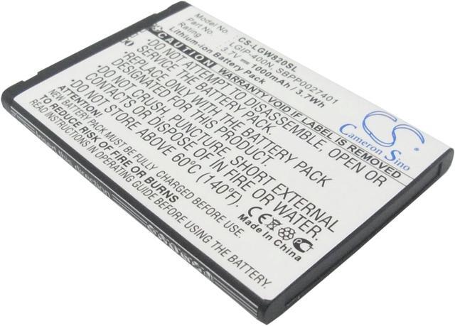 Main image of Battery for LG GW820 GT540 GW620 GW880 GX200 GX500 Monaco LGIP-400N SBPP0027401