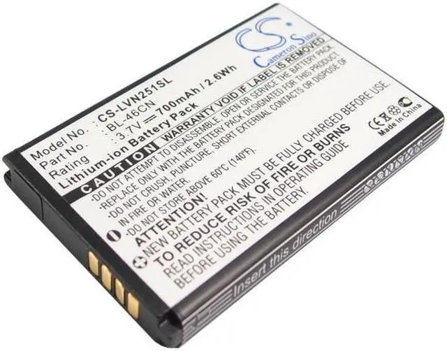 Main image of Battery for LG A340 Cosmos 2 3 VN251 vn251s vn360 Wine III BL-46CN EAC61638202
