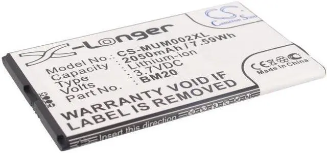 Main image of Battery for Xiaomi 2S M2 MI2 MI2s BM20 Mobile SmartPhone CS-MUM002XL X-Longer