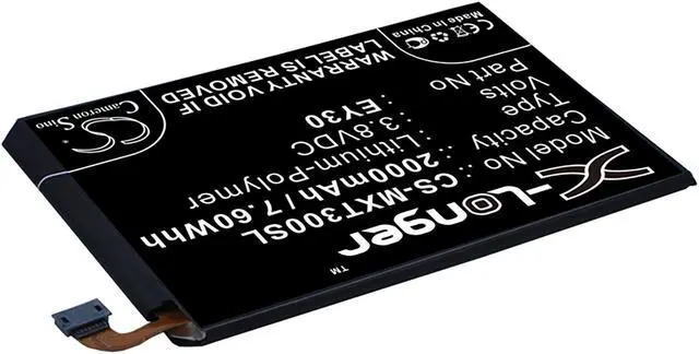 Alt view image 2 of 4 - Battery for Motorola Moto X 2nd 2015 3605 X+1 XT1092 XT1096 XT1097 EY30 SNN5945A