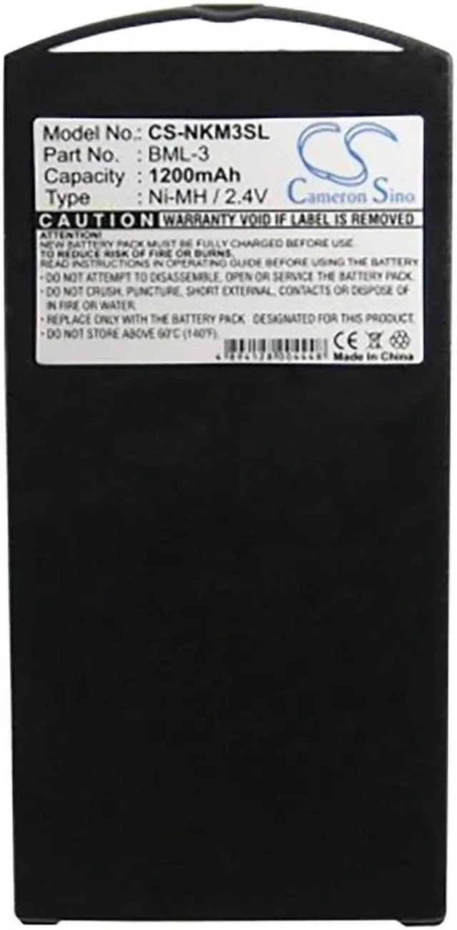 Alt view image 5 of 5 - Battery for Nokia 3210 3210e 3320 BML-3 Mobile SmartPhone CS-NKM3SL 2.4v Ni-MH