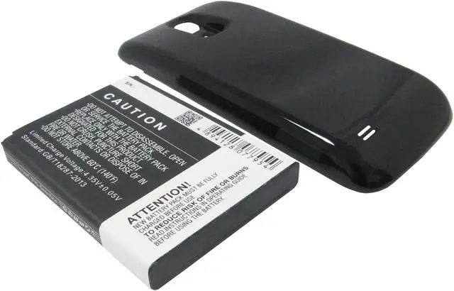 Alt view image 4 of 5 - Battery for Samsung Galaxy S4 Mini LTE GT-i9190 GT-i9195 B500BE B500BU Extended