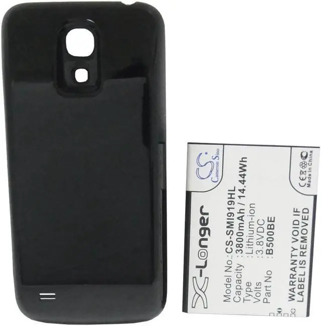 Alt view image 5 of 5 - Battery for Samsung Galaxy S4 Mini LTE GT-i9190 GT-i9195 B500BE B500BU Extended