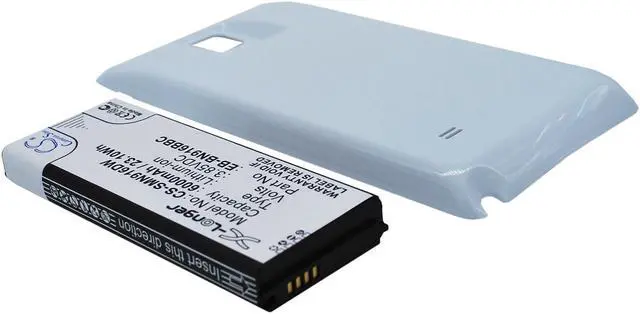 Alt view image 2 of 5 - Battery for Samsung Galaxy Note 4 SM-N9100 SM-N9106W SM-N910F EB-BN916BBC