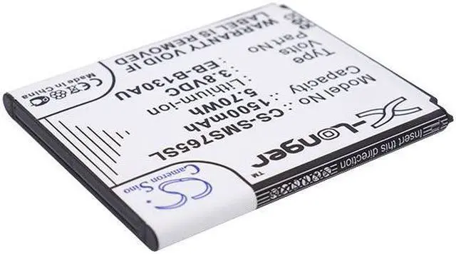 Alt view image 2 of 5 - Battery for Samsung GreatCall Touch 3 Jitterbug SM-310 EB-B130AE EB-B130AU