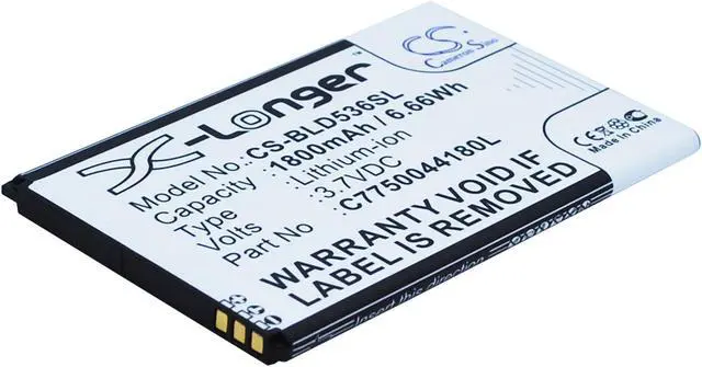 Alt view image 2 of 5 - Battery for BLU D030 D030L D030U D030UX D536 D536L D536X Dash M C775004180L