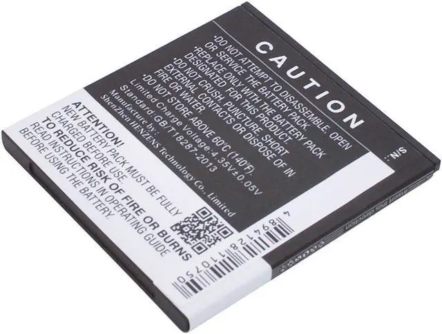 Alt view image 3 of 5 - Battery for BQ 1700 Aquaris E4 B46 Mobile SmartPhone CS-BQE400SL X-Longer