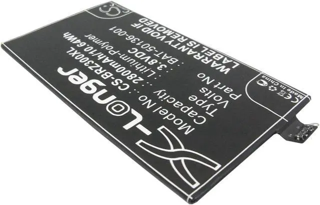 Alt view image 2 of 6 - Battery for Blackberry A10 Leap BAT-50136-001 BAT-50136-002 BAT-50136-101 CUWV1