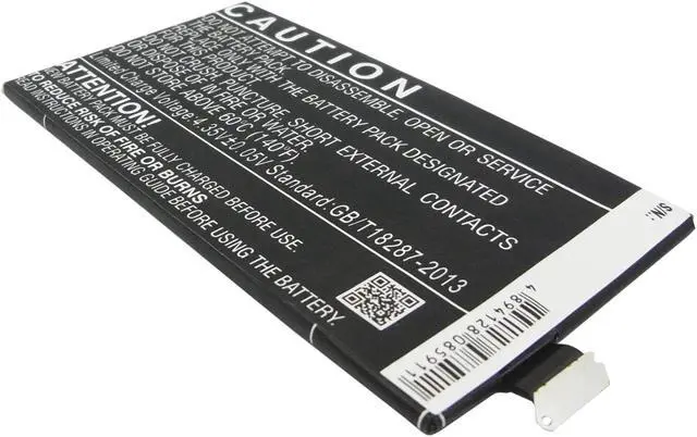 Alt view image 3 of 6 - Battery for Blackberry A10 Leap BAT-50136-001 BAT-50136-002 BAT-50136-101 CUWV1
